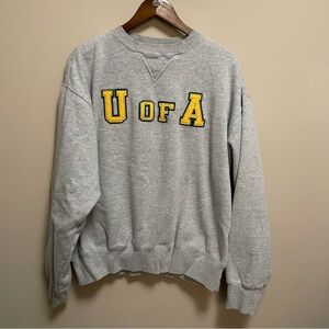 U of A University of Alberta Varsity Letter Crewneck Sweatshirt Men’s XL